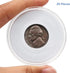 20pcs Clear Plastic Coin Capsules, Coin Collection Case of 5 Sizes with Adjustable Gasket for American Silver Eagle