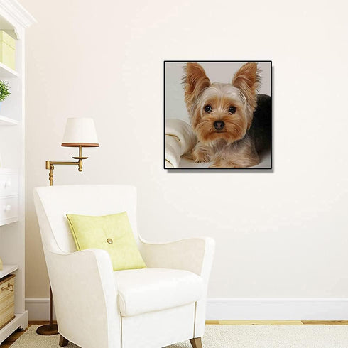 1000 Piece Jigsaw Puzzle Yorkie Yorkshire Terrier Dog Challenge Educational Game for Adults Animal Wooden Puzzles Floor Props Kid Gift Unzip Toy Difficult Puzzle