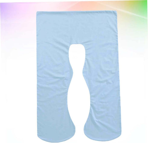 MERRYHAPY U-Shaped Pillowcase for Pregnant Women Soft Knit Easy Zipper Machine Washable Durable Cover for Pregnancy