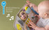 13 3D Taf Toys Newborns & Toddlers Busy Board with Music & Lights Montessori Activities Baby Safe Mirror, Activities