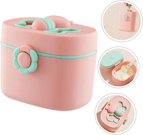 Portable Milk Powder Organizer for Travel - Happy Organic Formula Container