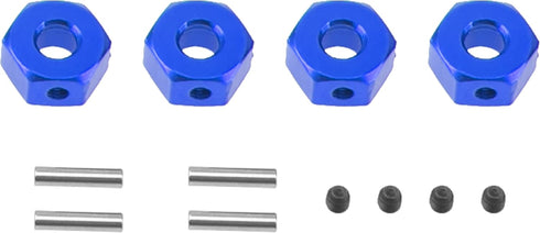 Metal 12mm Wheel Hex Hub Drive Adapters with Pins Screws for 1/10 Arrma Senton Granite Typhon