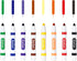 Rarlan pack, 8 160 Count Washable Markers Bulk, Markers for Kids, Bulk Colors