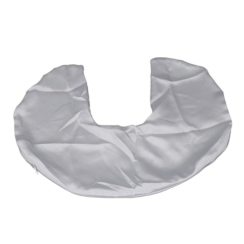 Soft Satin Nursing Pillow Cover for Breastfeeding Washable,Skin Friendly Slipcover in Grey Newborn Care