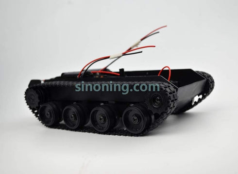Mini Smart Robot Tank Car Chassis Kit with Rubber Track Crawler Arduino 130 Motor