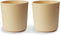 mushie Dinnerware Cups for Kids, Set of 2, Made in Denmark, Daffodil