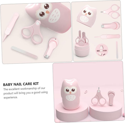 Set Kisangel Baby Nail Clipper Kit for Newborns Safe Infant Nail Clippers and Tweezers Ergonomic Design Comfortable