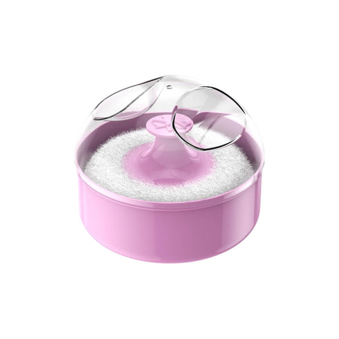 Generic Soft Powder Puff and Container - Body Dusting Powder Container with Puff
