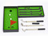 Mini Golf Set Pen - Red, Blue, and Black Ink, Fun Desktop Accessories for Office, Study, Birthday Gift