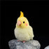 Nohito 4.9'' Yellow Cockatiel Parrot Plush Toy, Stuffed Animal, Cute Little Bird Gifts for Kids