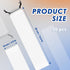 FROGIGO 50 Pack Playmat Bag for TCG Waterproof Frosted White Polyethylene Storage Bags, Reusable Travel Pouch