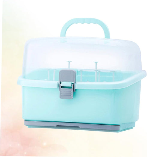 Portable Milk Bottle Storage Case for Travel & Home Use - Safe and Easy to Clean