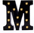 Foaky Black LED Marquee Number Lights Sign - Light Up Marquee Number for Night Light, Wedding, Birthday Party, Battery