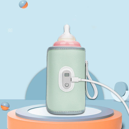 Luxylei Milk Bottle Insulation Cover USB Baby Feeding Bottle Warmer Portable Milk Bottle Travel Heater Bottle Warmer