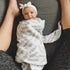 100% 3 Pack 47"x 47" Muslin Swaddle Blanket Soft Muslin Cotton Classic Grey Combo Unisex for Baby Girl or Baby Boy