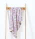 30x40 Inches CREVENT Baby Girls Blanket for Crib Stroller Cot Cradle Car, Supper Soft and Pretty - Lavender Grapes