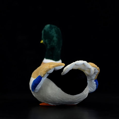 12.2" Nohito Kawaii Realistic Mallard Duck Plush Stuffed Animal Lifelike Green Duck Plushie Pillow Doll Home Decoration
