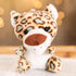 6 Pieces Jungle Stuffed Animal Set - Plush Lion, Elephant, Tiger, Giraffe Toys for Party Theme