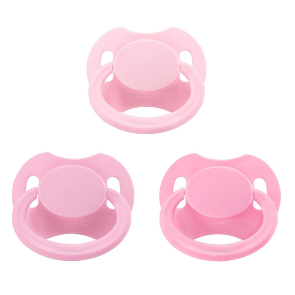 Littleforbig Bigshield Generation-II Adult Sized Pacifier Overload 3 Paci Pack - Dark-Pink