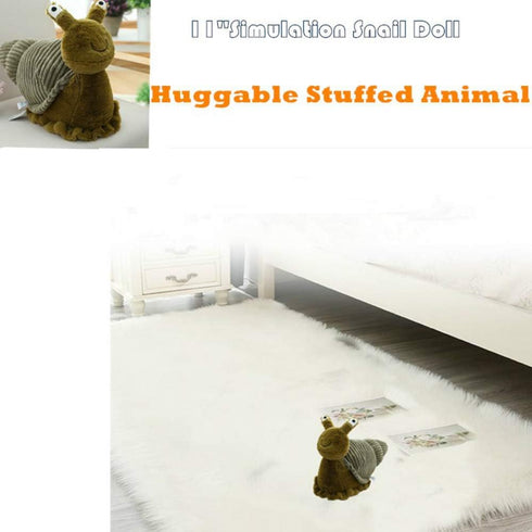 CHELEI2019 11'' Stuffed Animal Snail Plush Toy - Soft Doll Gifts for Kids & Adults