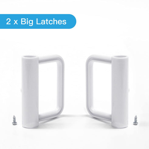 WOMHOM Retractable Baby Gate Hardware Replacement Parts Kit, Full Set Wall Mounting Accessories, Brackets, Screws