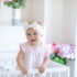 Baby Girl Headbands - Infant, Toddler Cotton Handmade Hairbands with Bows (White, Gray, Pink, Powder Pink)
