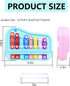 Liyujuping 2 1 8 in Piano Xylophone for Toddlers, Multicolored Cause and Effect Toys Baby Xylophone, Musical Instrument