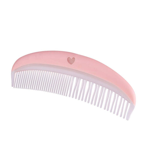 Set 1Set Baby Hair Brush and Comb Massage Scalp Brush for Newborn and Toddler (Pink)