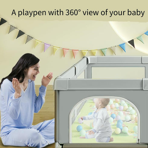 36" x36") Baby Playpen, Play Pens for Babies and Toddlers, Mini Baby Fence Play Area,Safe Anti-Fall Play Yard