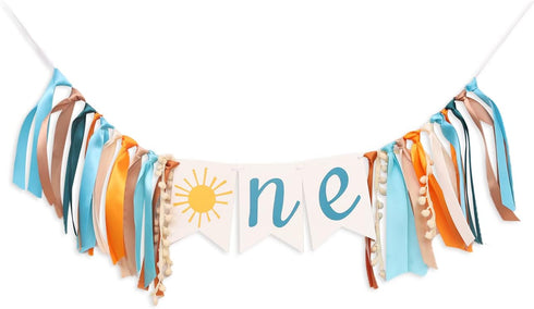 MADENG You Are My Sunshine High Chair Banner - Sun Themed First Birthday