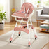 Nawahev Portable High Chair,High Chairs for Babies and Toddlers,Multi-Use Easy Clean Baby High Chair with Lock Wheels