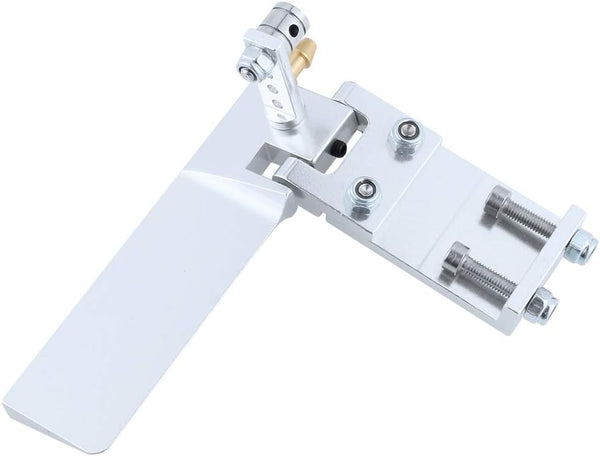 Hobbypark Aluminum 75mm Long RC Boat Rudder with Water Pickup Absorbing Steering