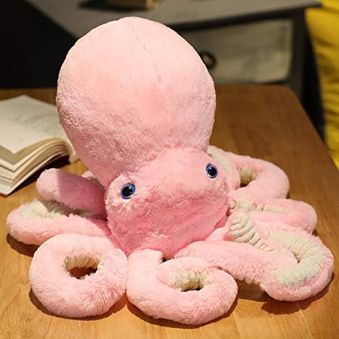 Octopus Stuffed Animals: Plush Doll Toys Gift for Kids and Lovers for Birthday, Christmas, Valentine's Day (Pink)