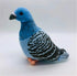 Simulation White Pigeon Stuffed Animal Toy, 8 inch Rock Pigeon Toys, Cute Gift (Blue)