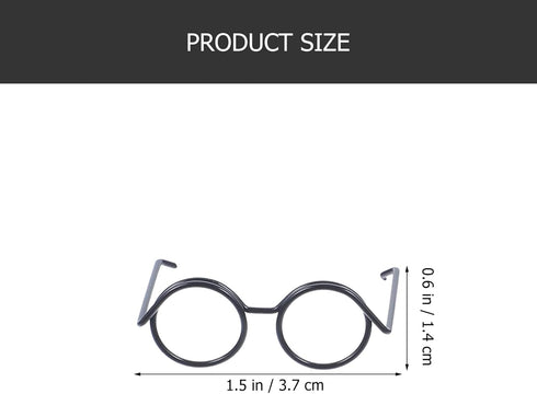NUOBESTY 20pcs Mini Glasses Doll Dress up Accessories Tiny Glasses for Doll Tiny Eyeglasses Doll Accessories Miniature Things Mini Eyeglasses Toy Doll Costume Glasses Mini Dolls Glasses