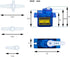 10 Pack SG90 9G Hosyond Servo Motors Micro Servo for RC Robot Helicopter Airplane Boat Remote Control Toys, Servo