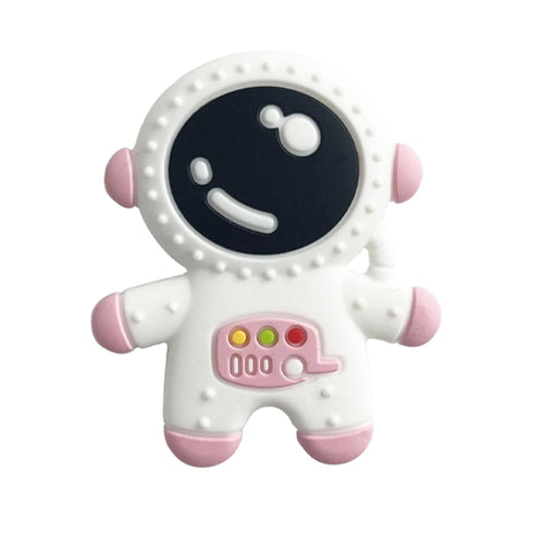 Baby Teethers for Infants 3+ Months, Food Grade Silicone Astronaut Styling Teething Toy, BPA Free