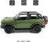 2-Door Convertible Bronco Model Car - 1/36 Scale Diecast Toy with Pull Back Doors, Black Rim