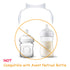 2 Count Compatible Bottle Handles for Philips Avent Anti-Colic AirFree Vent Baby Bottles, (White)