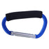 Large Stroller Hooks for Mommy, 2 pcs Carabiner Stroller Hook Organizer for Hanging Purses, Diaper Bag, Shopping Bags