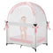 L RUNNZER Pack N Play Tent, Baby Mini Crib Tent to Keep Baby in,