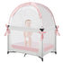L RUNNZER Pack N Play Tent, Baby Mini Crib Tent to Keep Baby in,