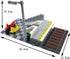General Jim's Toy Train Building Blocks Sets Compatible with Lego City Trains or Tracks (Metro Train Platform)