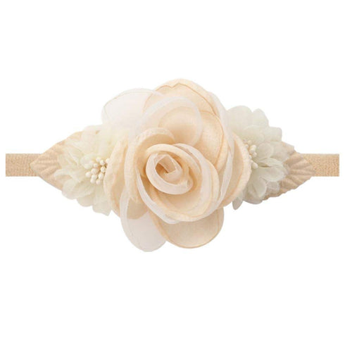 Toptim Baby Floral Nylon Headbands - 6 Colors for Newborn Girls Shower Photo