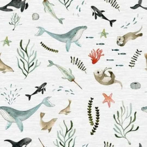 Changing Pad Cover - Pacific Ocean
