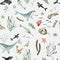 Changing Pad Cover - Pacific Ocean