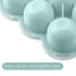 12 2.5oz, Samuelworld Baby Breast Milk and Food Storage Container, Portions x Stackable Food Grade Silicone Tray