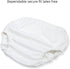 4 Packs 2T EZ Moms Plastic Pants for Toddlers Cloth Diaper Covers Soft Reusable Portable Rubber Pants for Toddlers Boys