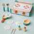 PlaySet Dailyfunn Wooden Foldable &Portable Toy Stove Pretrend Kitchen with Cooking Accessories