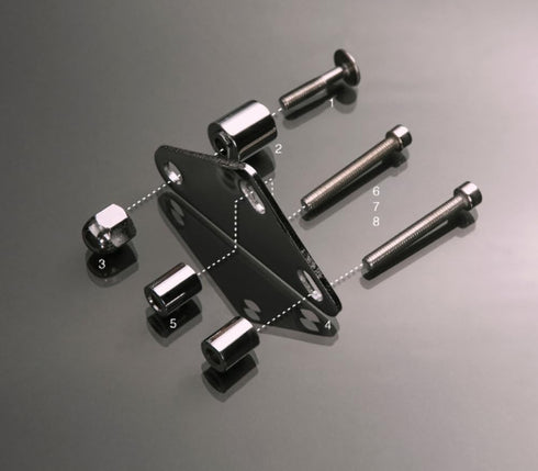 Kruzer Kaddy King Kaddy Chrome Perch Mount XLarge Cup Holder
